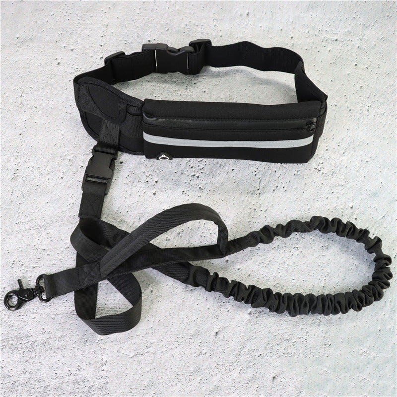 Hands Free Dog Leash Pet Walking And Training Belt With Shock